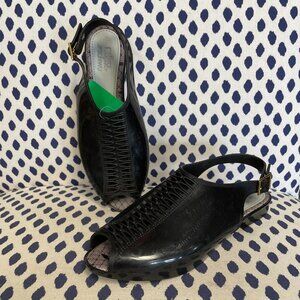 Melissa & Jason Wu Black Jelly Sandals Size 8